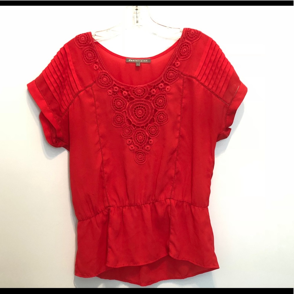 Daniel Rainn Hot Pink Blouse-Small